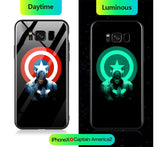 Marvel Themed Glass Case for Samsung devices - The Gadget Sniper